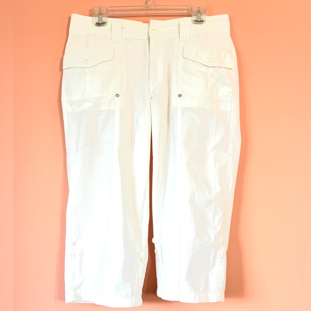 Cotton  White Capri  for Women - Picture 13 of 15